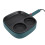 (EU Plug 220V) Non-stick Pan 2 Secties EU 220V 5