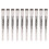 10x Silber Krokodil Haarspangen Metall 1