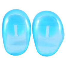 2x Blauwe Oorkap Plastic Beschermer
