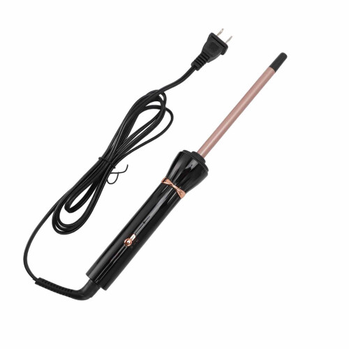 (US Plug) 9mm Fast Heating Ceramic Curling Iron Negative Ion Portable 2