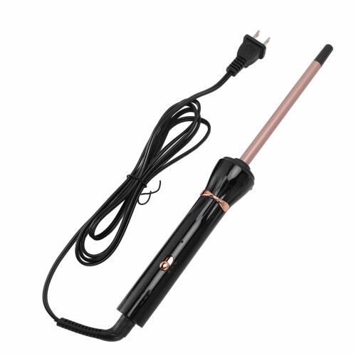 (US Plug) 9mm Fast Heating Ceramic Curling Iron Negative Ion Portable 1