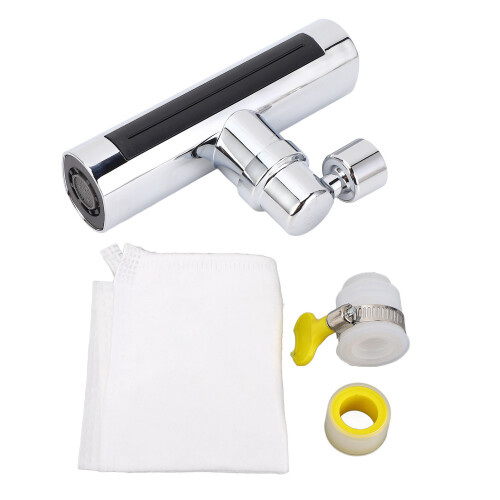 Kitchen Faucet Extender 360 Silver 4 Modes