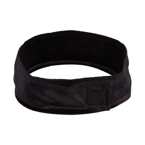 Flexibles Samt-Wig-Grip-Band Schwarz