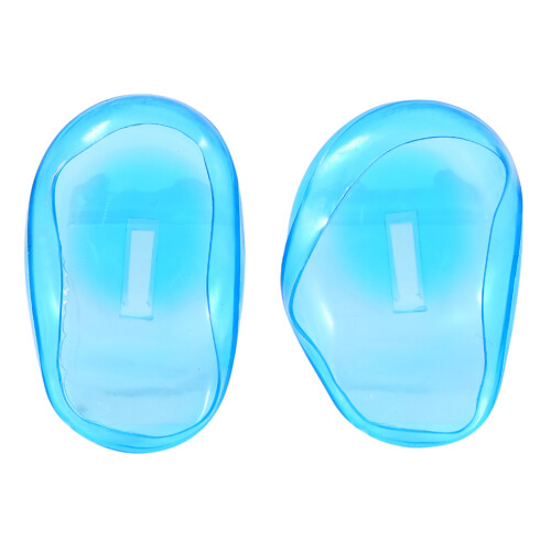 2x Blauwe Oorkap Plastic Beschermer 1