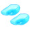 2x Blauwe Oorkap Plastic Beschermer 5