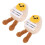 2x Lustiges Mini-Ei-Strickspielzeug mit Karte 5