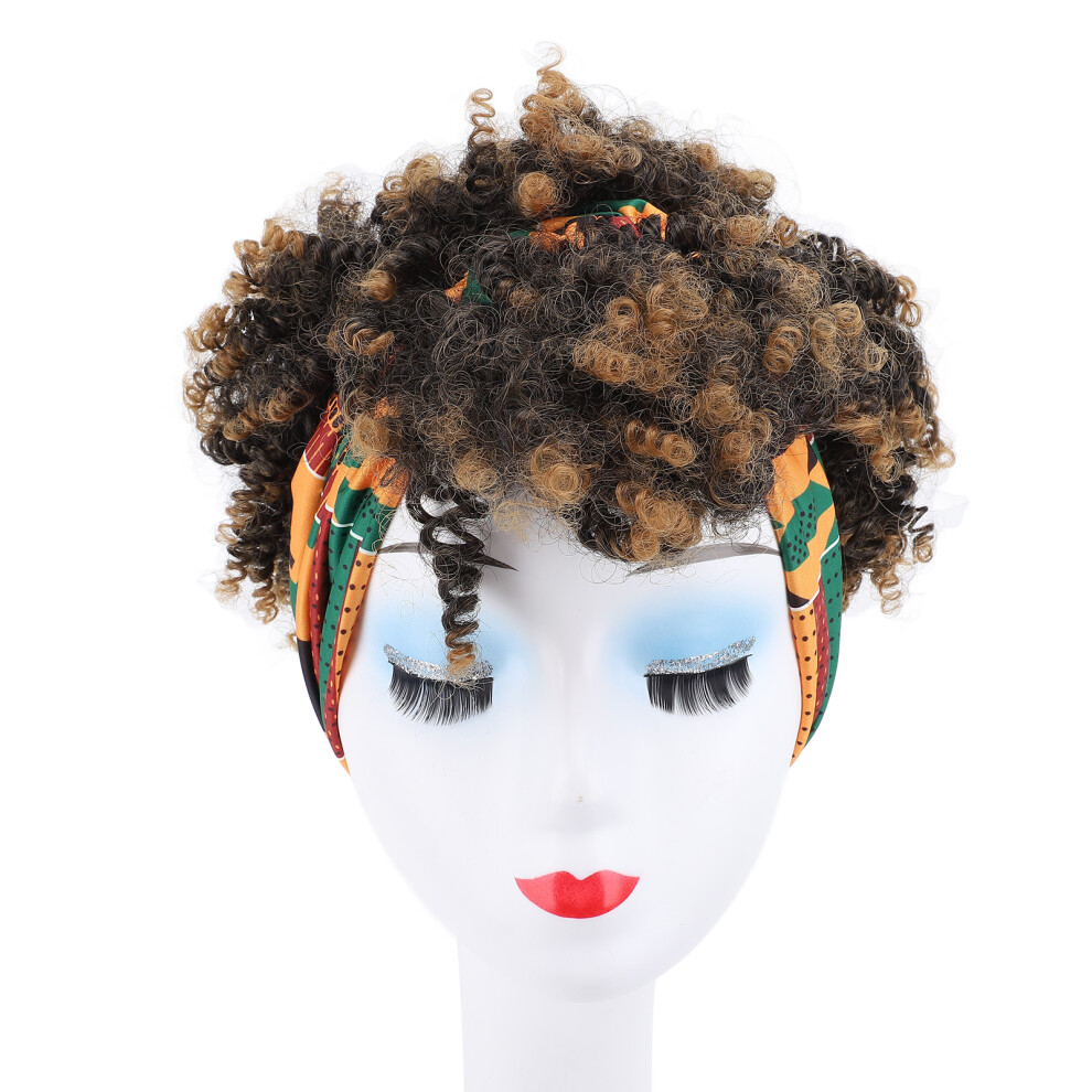 Unisex Lightweight Curly Synthetic Wig For Women