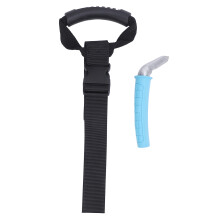 (Blue) Car Door Handle Portable Latch Aluminium Assist Support Blue