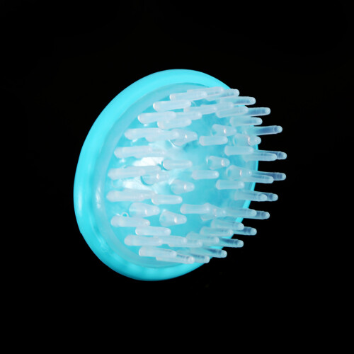 Spazzola Massaggio Cuoio Capelli Blu 2