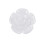 50er Set ABS Nagel-Farbkarte Ring mit Blumen (Klar) 1