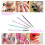 5x Nailartpinsel 7-20mm Acryl Liner 5