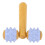 2-Rollen Handmassageroller, ergonomisch, Holzmuskelrelief 5