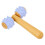 2-Rollen Handmassageroller, ergonomisch, Holzmuskelrelief 4