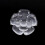 50er Set ABS Nagel-Farbkarte Ring mit Blumen (Klar) 3