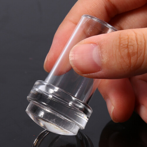 Transparent Silicone Nail Stamper & Scraper Set 2