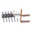 10 stuks herbruikbare aluminium nail art forms 3