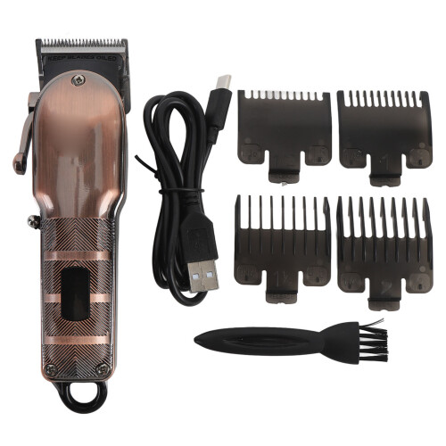 Electric Beard Trimmer with 4 Gears & Digital Display