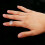 50er Set ABS Nagel-Farbkarte Ring mit Blumen (Klar) 5