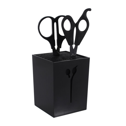 Professioneller Salon-Kamm-Schere-Halter (Schwarz)