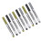 9pcs Car Touch Up Paint Pen Gold Silver Black Scratch Remover 2