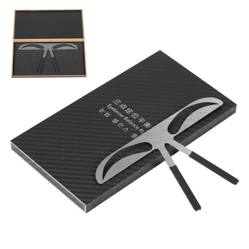 Professioneel Wenkbrauwsjabloon Vormgevend Meetlat Make-up Tool 1
