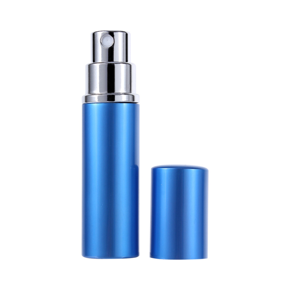 Blue 5Ml Aluminium Perfume Atomizer Travel