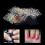 30 Stks Gemengd Ontwerp Nagel Tips & Stickers 5