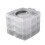 3 Layer Portable Plastic Storage Box Makeup Organizer Jewelry White 1