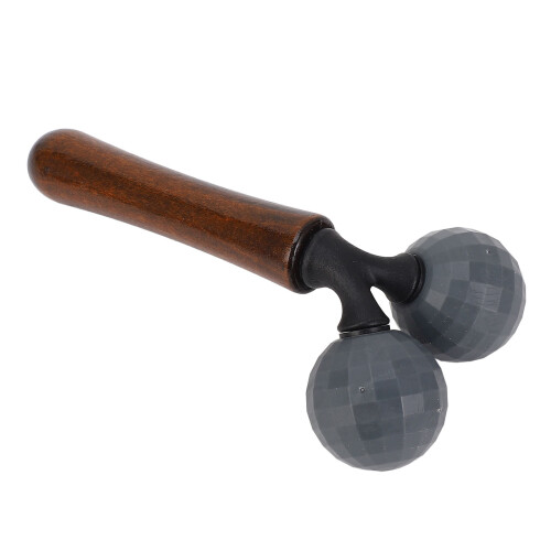 Y-vormige 2-wieler massage roller met handvat 1