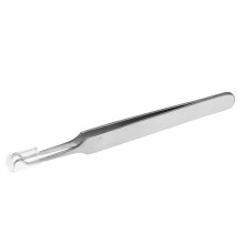8.7cm Stainless Steel Acne Tweezer Hooked Tip