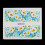 24 nagelstickers met bloemenprint 5