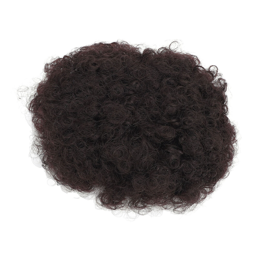 Short Curly Ponytail Updo Hair Bun High Temp Synthetic Stylish