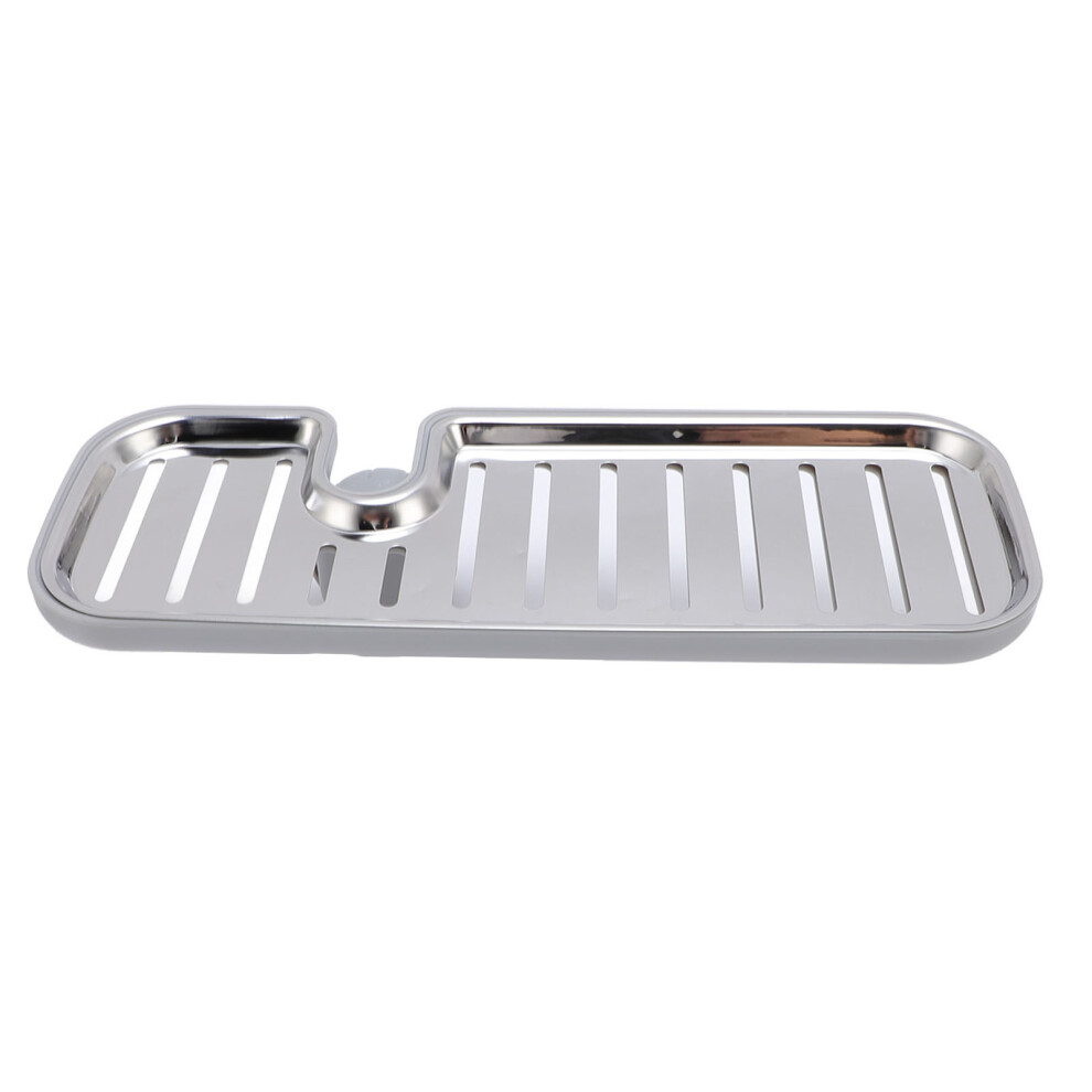 Kitchen Sink Faucet Organizer Sponge Holder Stainless Steel Rack Gray 461605264264