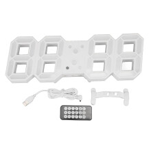3D LED klok met afstandsbediening