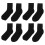 (Black) 4 Pairs Gel Socks Reusable Moisturizing Soft Elastic for Sleeping Gray 1