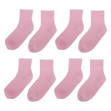 (Pink) 4 Pairs Gel Socks Reusable Moisturizing Soft Elastic for Sleeping Gray