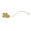 2pcs Gold Clover False Eyelashes Display Shelves 5