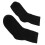 (Black) 4 Pairs Gel Socks Reusable Moisturizing Soft Elastic for Sleeping Gray 5