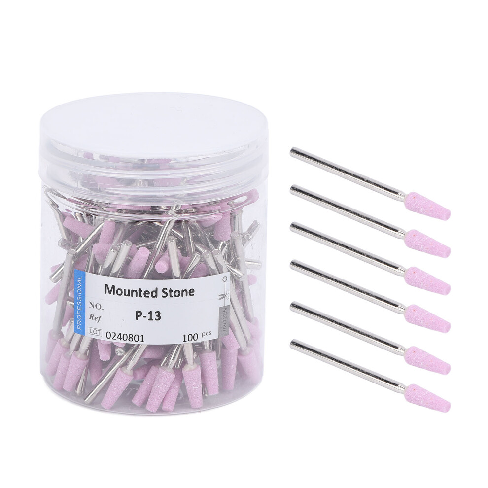100pcs Quartz Nail Drill Heads Set Polishing Burr for Manicure
