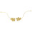 2pcs Gold Clover False Eyelashes Display Shelves 2