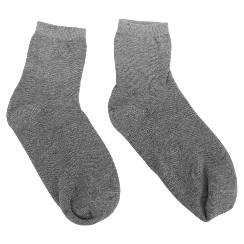 (Gray) 4 Pairs Gel Socks Reusable Moisturizing Soft Elastic for Sleeping Gray 1