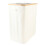 (Beige) Foldable Recycling Bin with Double Inner Bag Lid for Bottle Jar Beige 3
