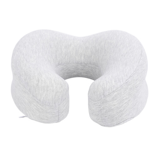 (Light Gray) Memory Foam Face Down Beauty Salon Sleeping Pillow Dark Gray