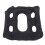 (Black) Opblaasbaar zitkussen PVC fluweel zwart 2
