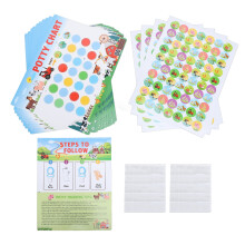 10pcs Kids Potty Training Chart Sticker Reward Chart for Boys Girls