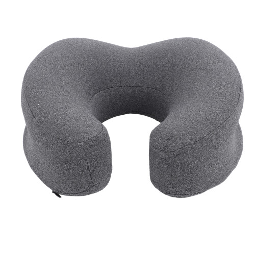 (Dark Gray) Memory Foam Face-Down Salon Sleeping Pillow Dark Gray