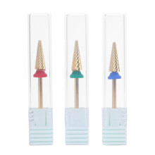 3x Tungsten Staal Nail Drill Bits Manicure