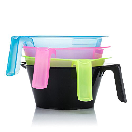 Haarfarb-Bowl-Creme-Mischer Salon-Färbkit Gelb