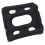 (Black) Opblaasbaar zitkussen PVC fluweel zwart 5