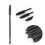 50x wegwerp wimperborstel (Zwart) 3